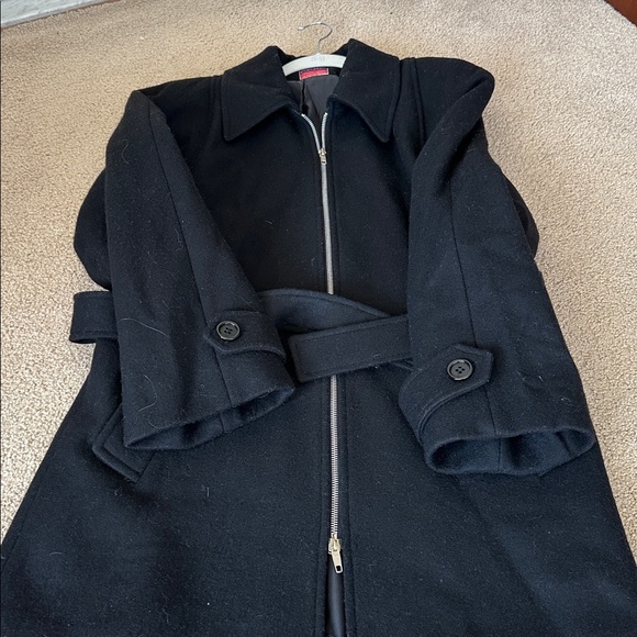 CCBC vintage wool hooded zip up coat - Picture 11 of 13